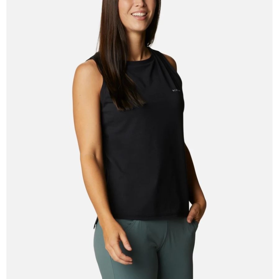 Black Women's Sun Trek Tank Columbia