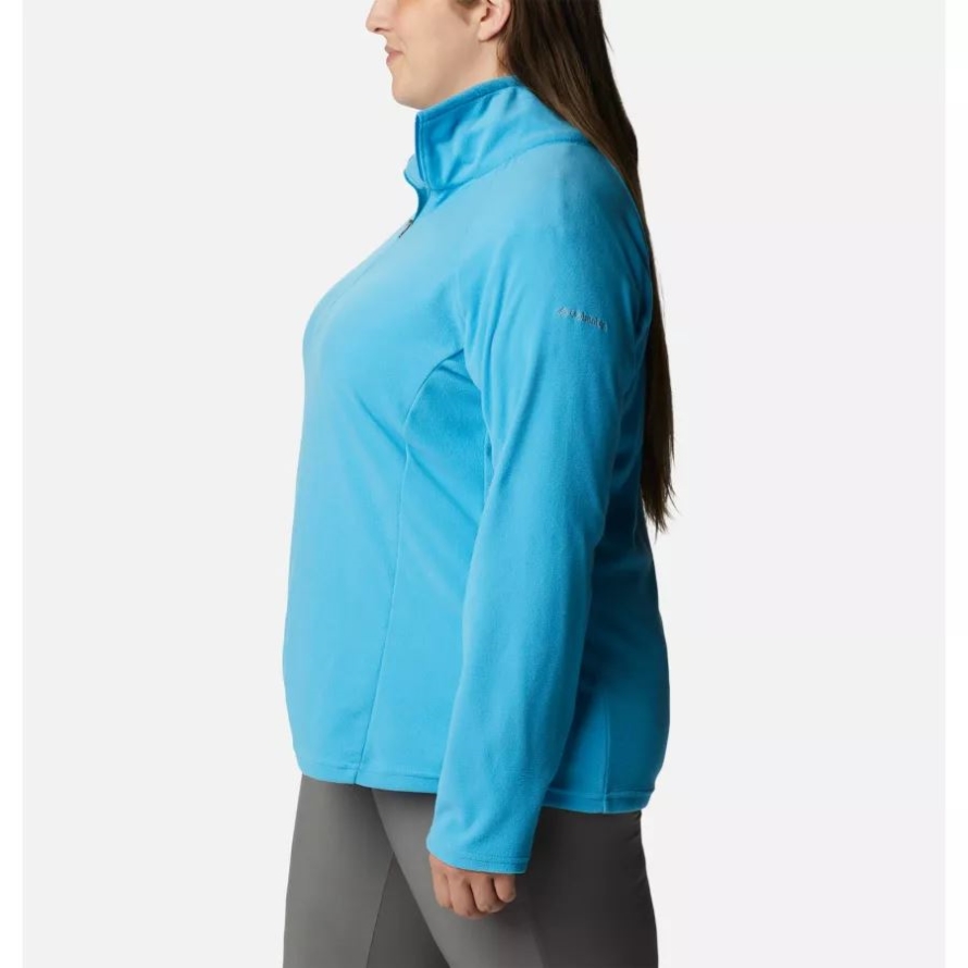 Blue Chill Columbia Women's Glacial IV 1/2 Zip Plus Size