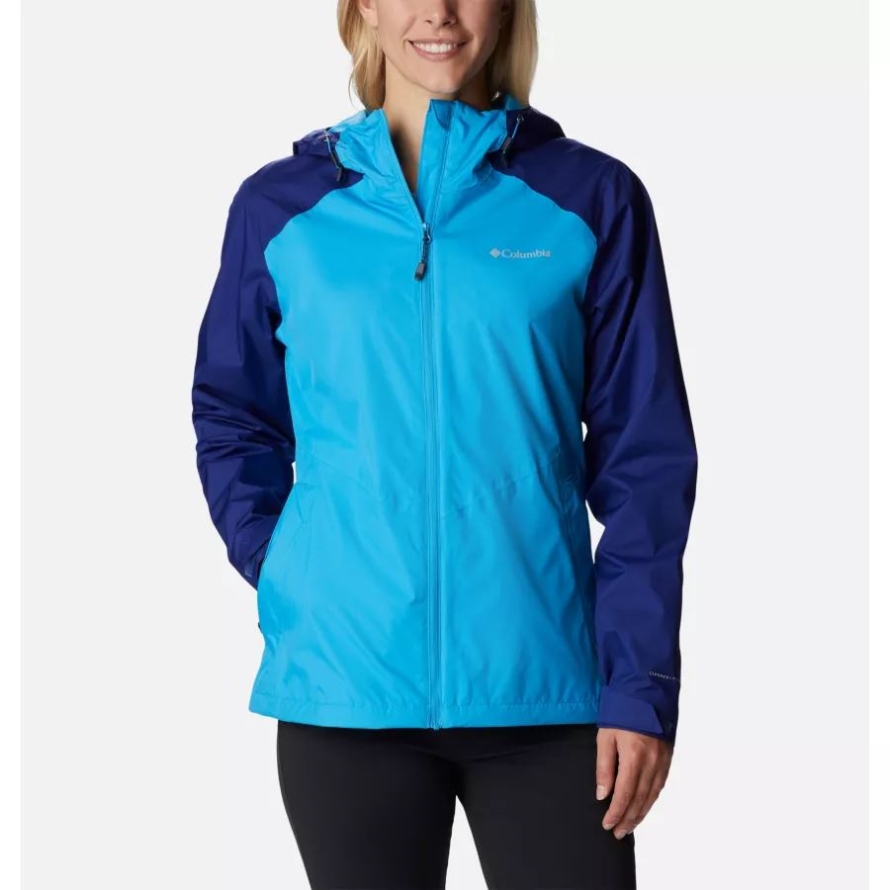 Blue Chill/Dark Sapphire Columbia Women's Inner Limits II Waterproof Jacket