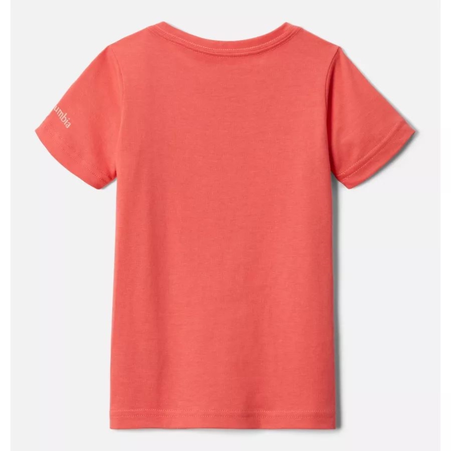 Blush Pink/CSC Peaks Columbia Girls' Toddler Bessie Butte Short Sleeve Graphic T-Shirt