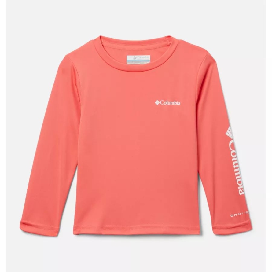 Blush Pink Columbia Toddler Fork Stream Long Sleeve Shirt