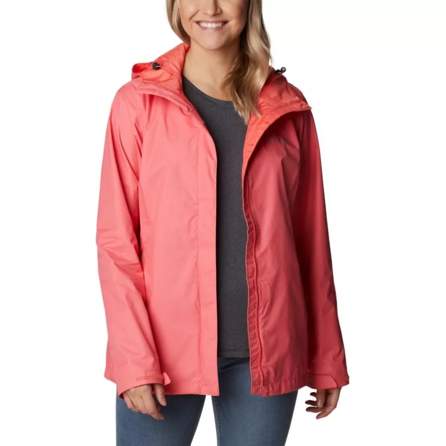 Blush Pink Columbia Women's Arcadia II Rain Jacket