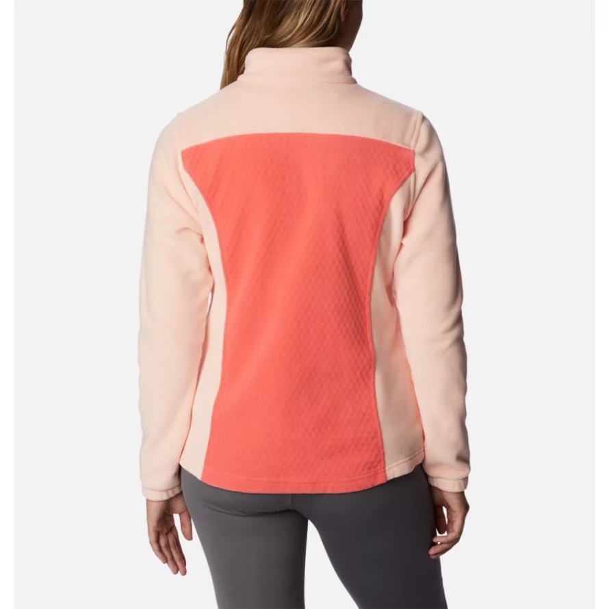 Blush Pink/Peach Blossom Columbia Women's Overlook Trail Half Zip Pullover