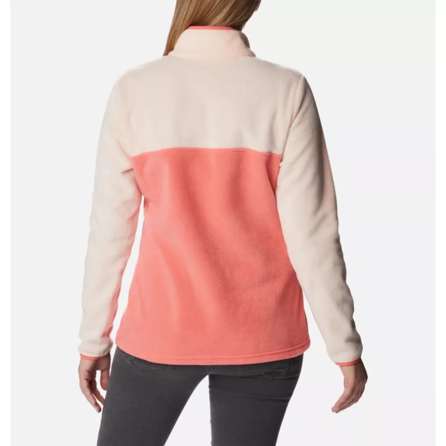 Blush Pink/Peach Blossom Women's Benton Springs 1/2 Snap Pullover Columbia
