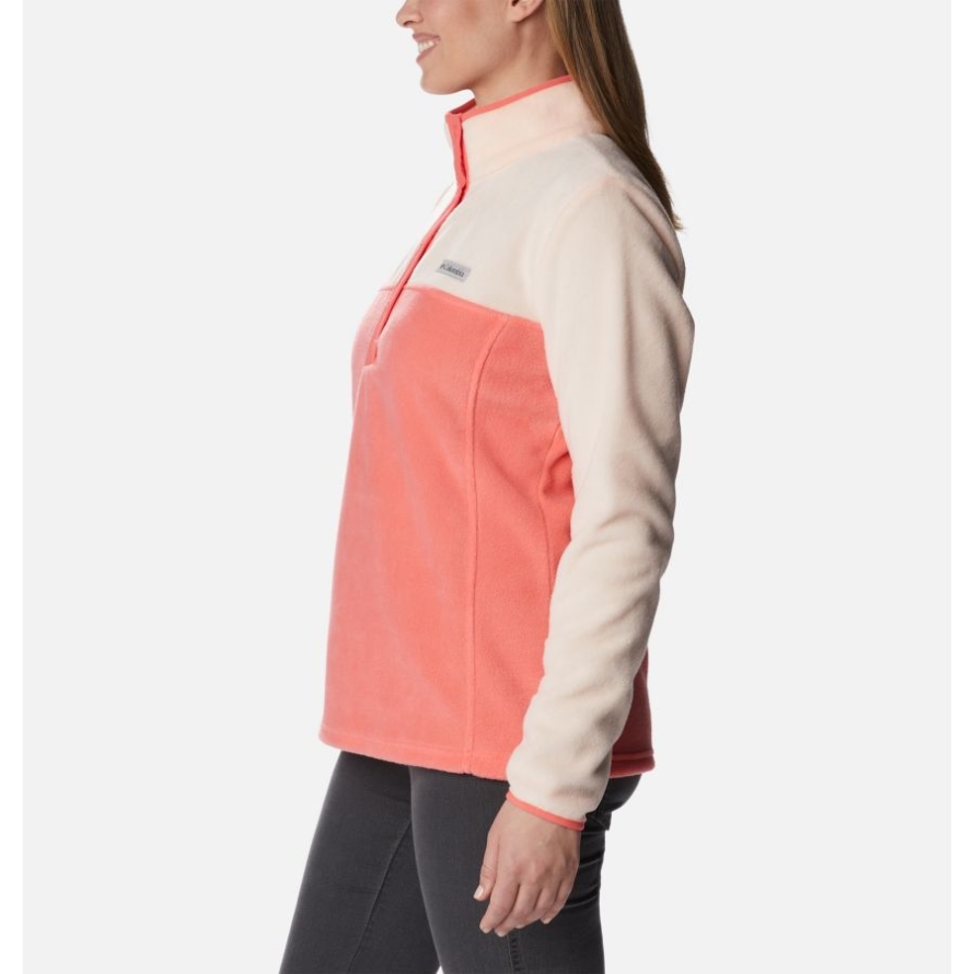 Blush Pink/Peach Blossom Women's Benton Springs 1/2 Snap Pullover Columbia