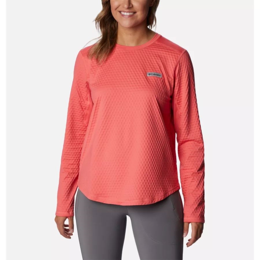 Blush Pink Women's Bliss Ascent Long Sleeve Shirt Columbia