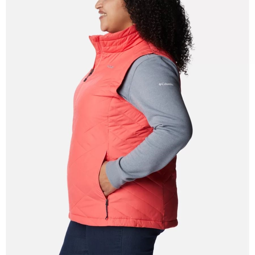 Blush Pink Women's Heavenly Vest Plus Size Columbia