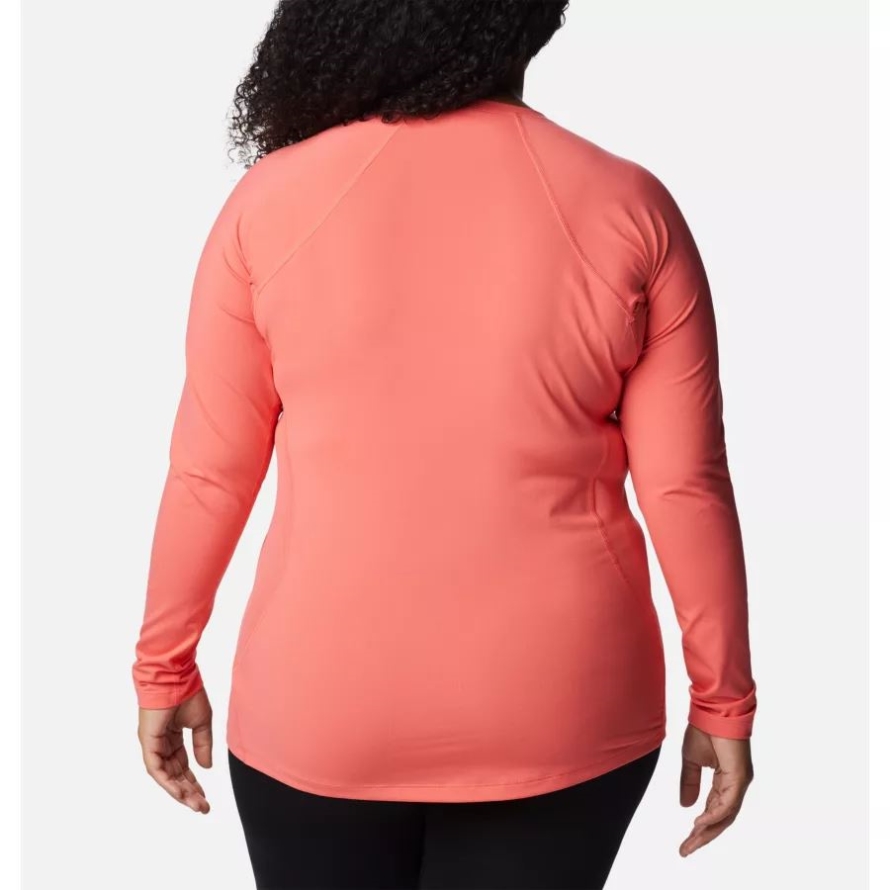 Blush Pink Women's Omni-Heat Midweight Baselayer Crew Plus Size Columbia
