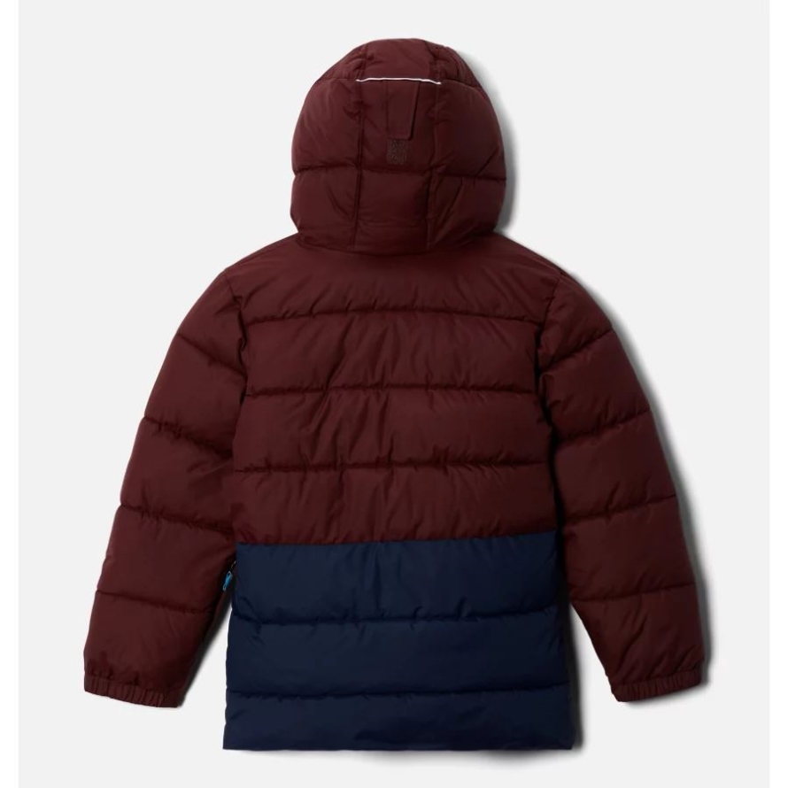 Boys' Arctic Blast Jacket Columbia Brand Elderberry/Collegiate Navy