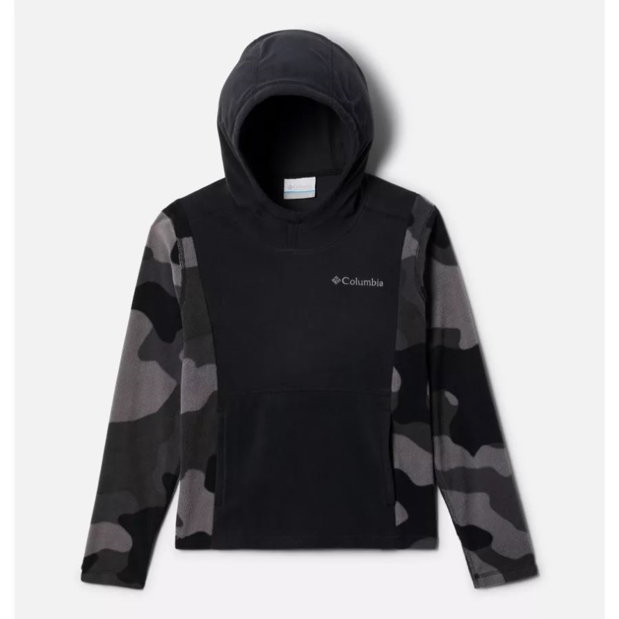 Boys' Glacial Hoodie Columbia Black/Black Mod Camo