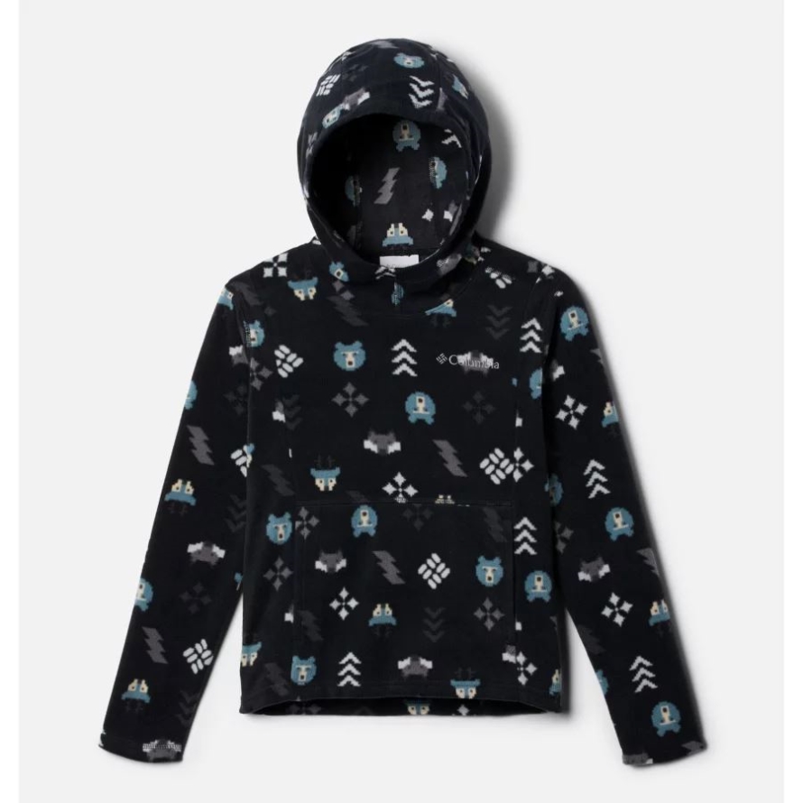 Boys' Glacial Hoodie Columbia Black Woodlands