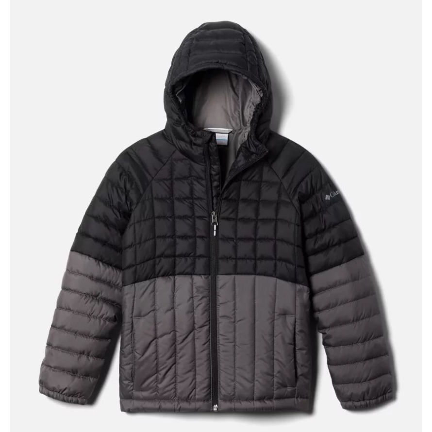 Boys' Humphrey Hills Puffer Jacket Black/City Grey Columbia