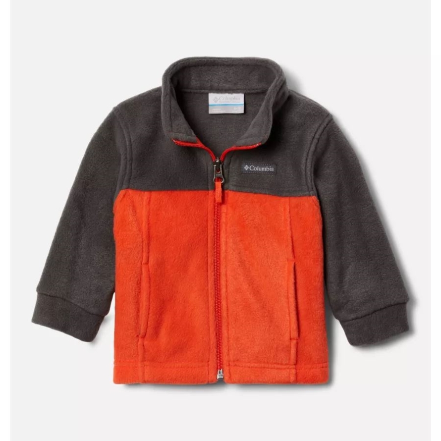 Boys' Infant Steens Mountain II Fleece Jacket Red Quartz/Shark Columbia