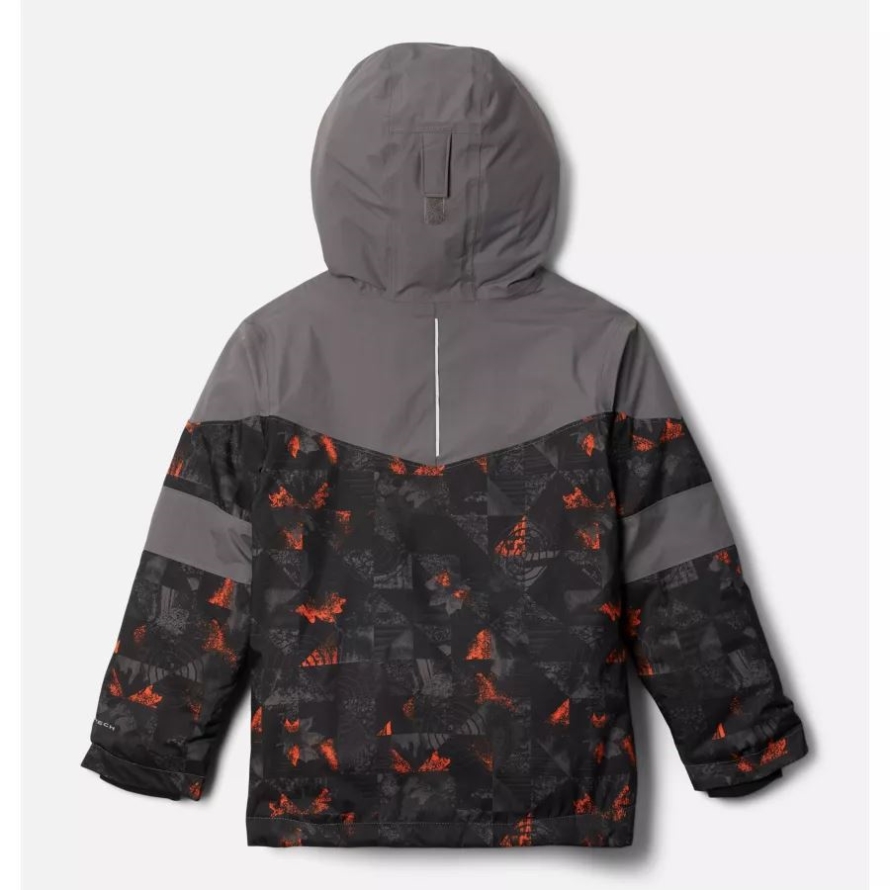Boys' Mighty Mogul II Omni-Heat Infinity Insulated Jacket Shark Kaleidoscope/City Grey Columbia