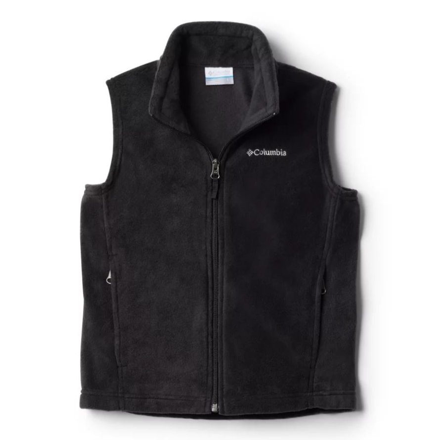 Boys' Steens Mountain Fleece Vest Columbia Black