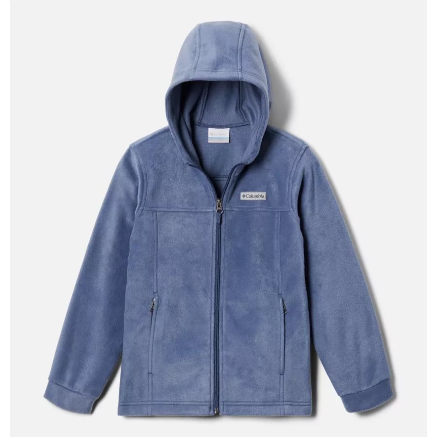 Boys' Steens Mountain II Fleece Hooded Jacket Columbia Dark Mountain