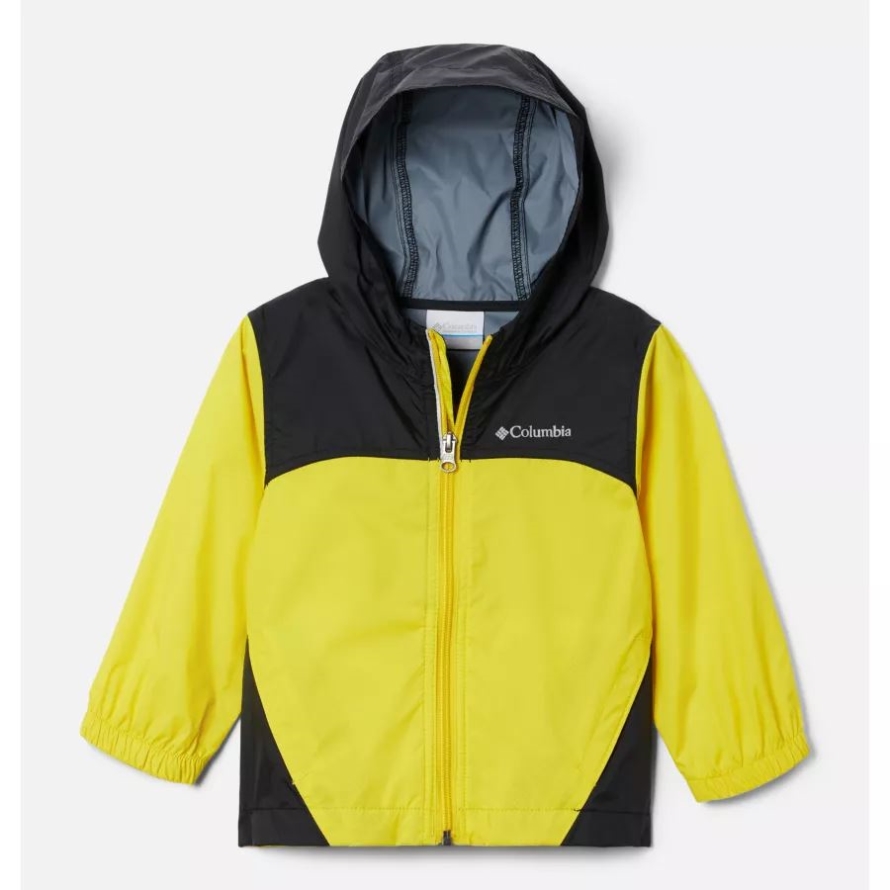 Boys' Toddler Glennaker Rain Jacket Laser Lemon/Black Columbia