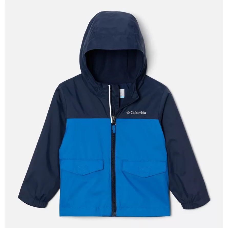 Boys' Toddler Rain-Zilla Jacket Bright Indigo/Collegiate Navy Columbia