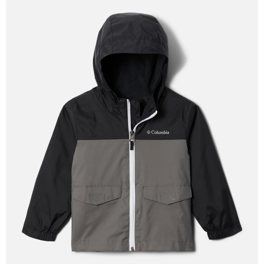 Boys' Toddler Rain-Zilla Jacket Columbia Black/City Grey
