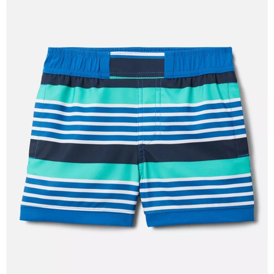Boys' Toddler Sandy ShoresBoard Shorts Columbia Bright Indigo Milo Stripe
