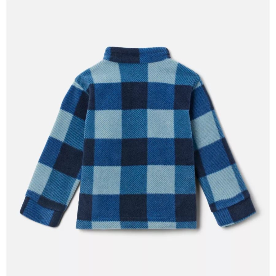 Boys' Toddler Zing III Fleece Jacket Bright Indigo Check Multi Columbia