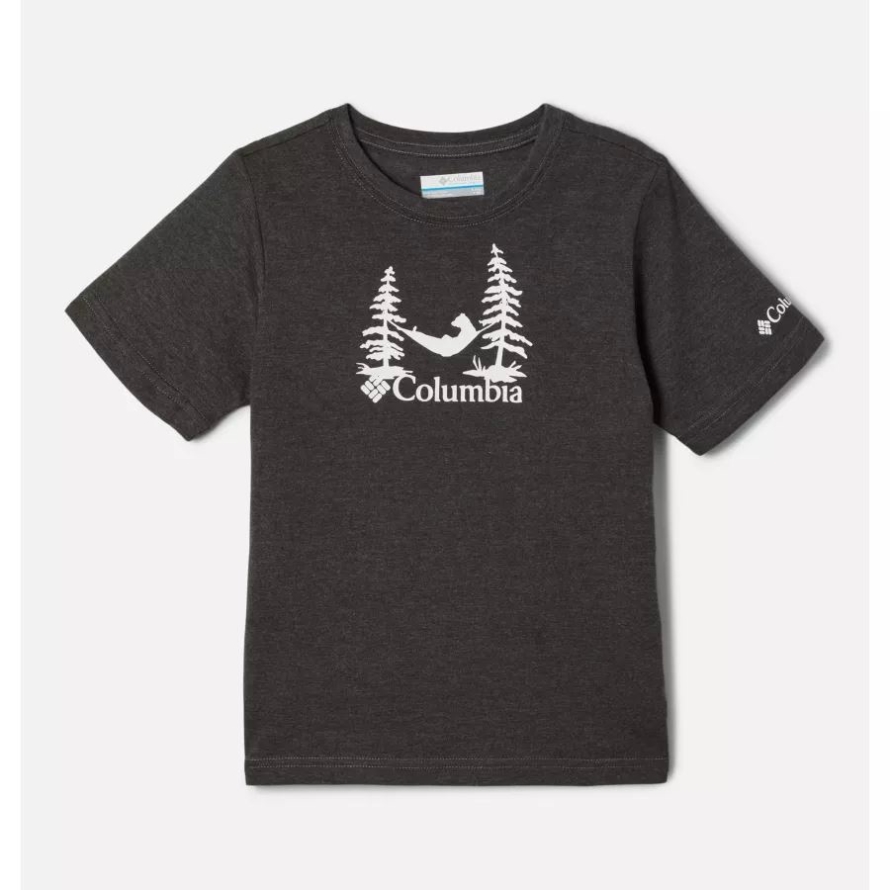 Boys' Valley Creek Short Sleeve Graphic T-Shirt Columbia Shark Hthr/Snoozin Graphic