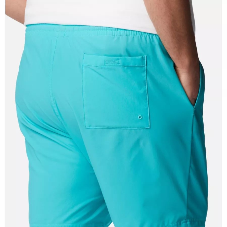 Bright Aqua Columbia Men's Summertide Stretch Shorts Big