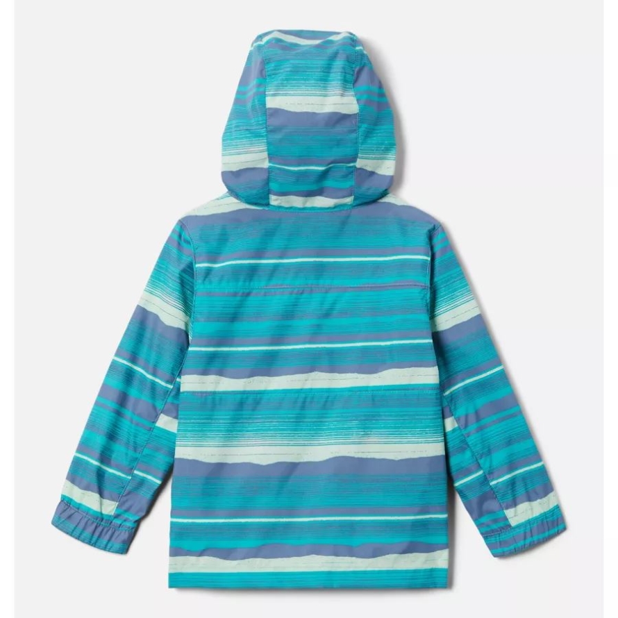 Bright Aqua Horizons Stripe Toddler Glennaker Springs Jacket Columbia