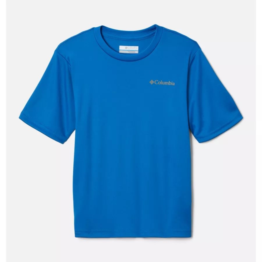 Bright Indigo/CSC Est Tough Graphic Boys' Grizzly Ridge Back Graphic T-Shirt Columbia