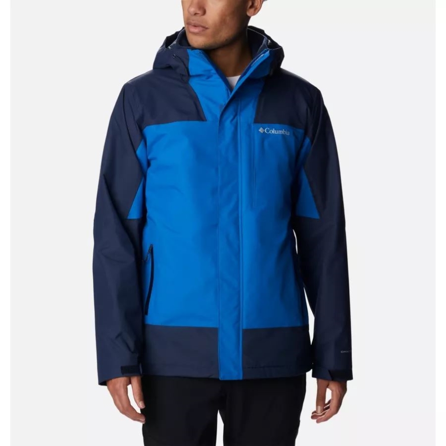 Bright Indigo/Collegiate Navy Men's Electric Peak 3-in-1 Interchange Walking Jacket Columbia
