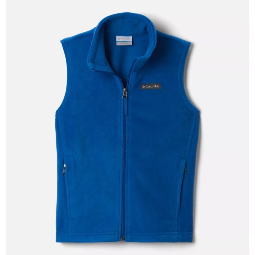 Bright Indigo Columbia Boys' Steens Mountain Fleece Vest