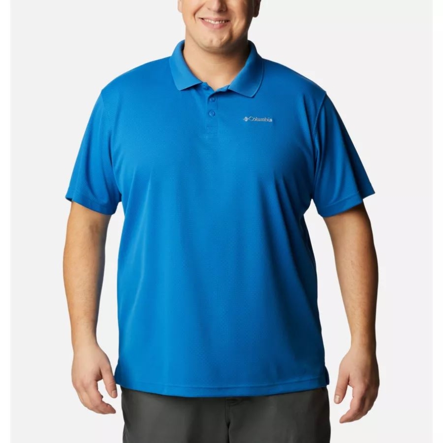 Bright Indigo Men's Utilizer Polo Shirt Big Columbia