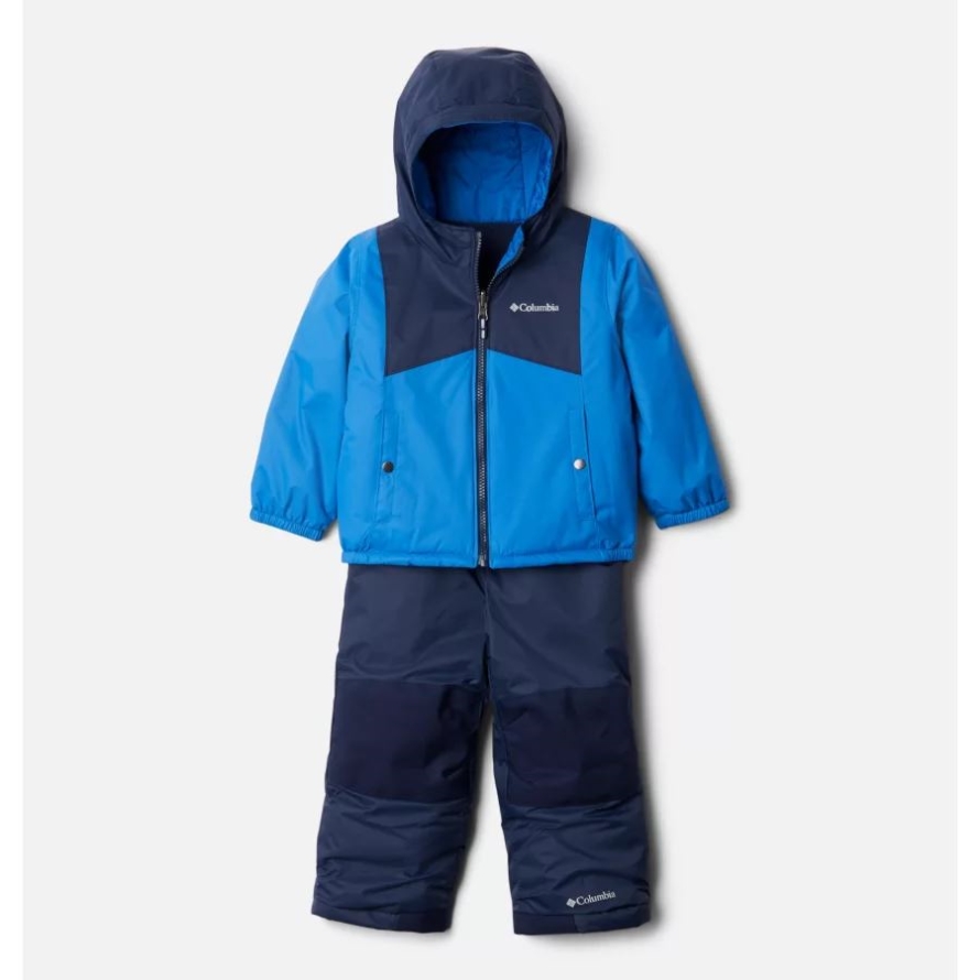Bright Indigo Toddler Double Flake Snow Set Columbia