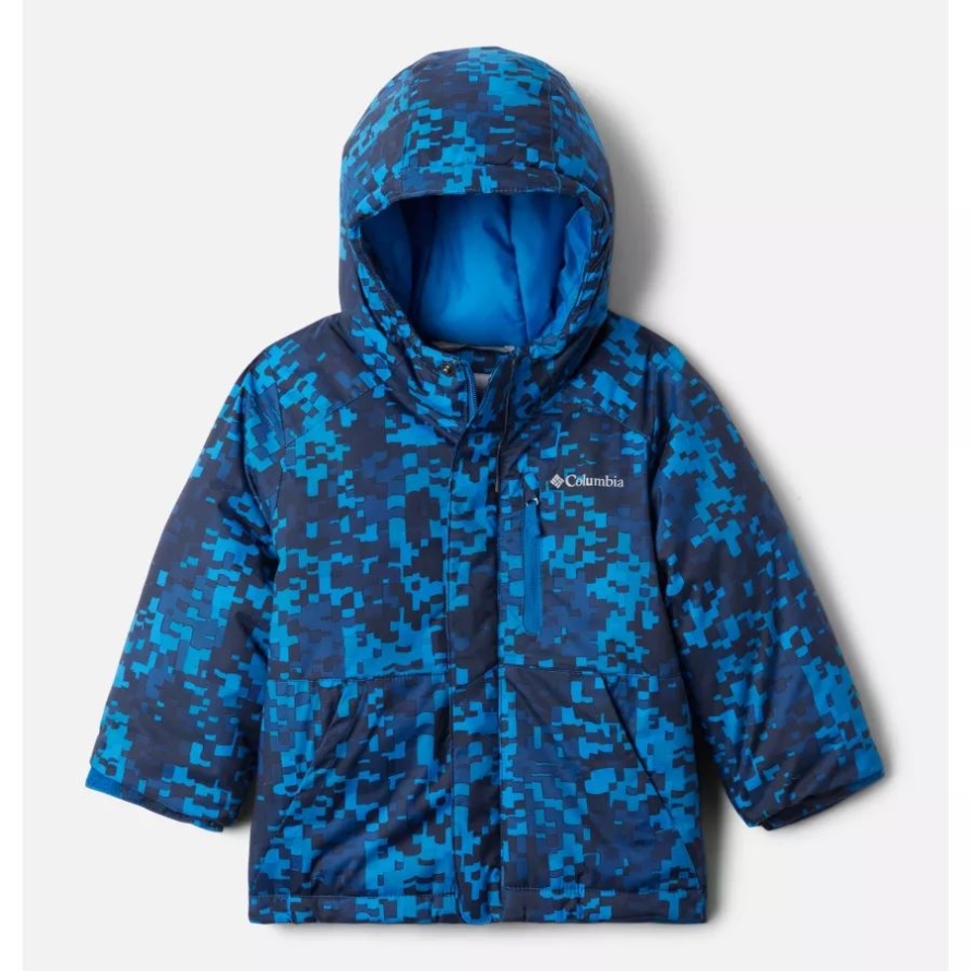 Bright Indigo Weave Print Columbia Boys' Toddler Lightning Lift Jacket