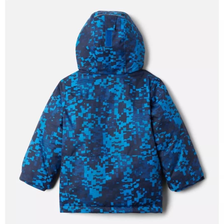 Bright Indigo Weave Print Columbia Boys' Toddler Lightning Lift Jacket
