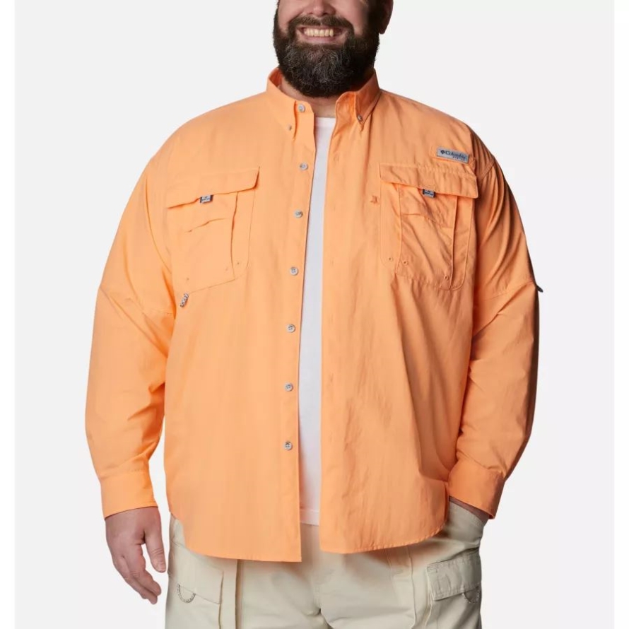 Bright Nectar Columbia Men's PFG Bahama II Long Sleeve Shirt Big
