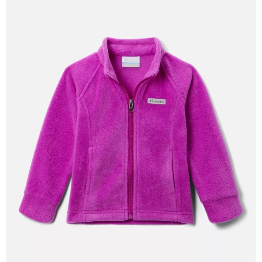 Bright Plum Columbia Girls' Toddler Benton Springs Fleece Jacket