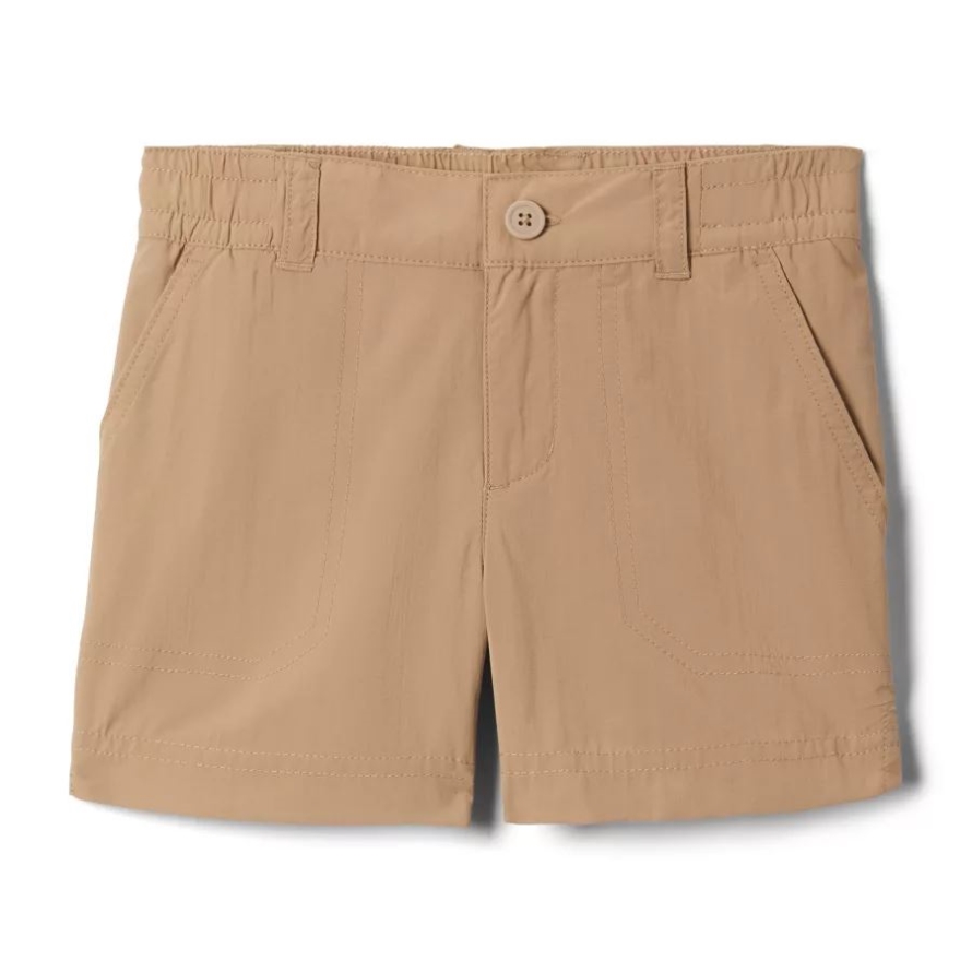 British Tan Columbia Girls' Toddler Silver Ridge IV Shorts