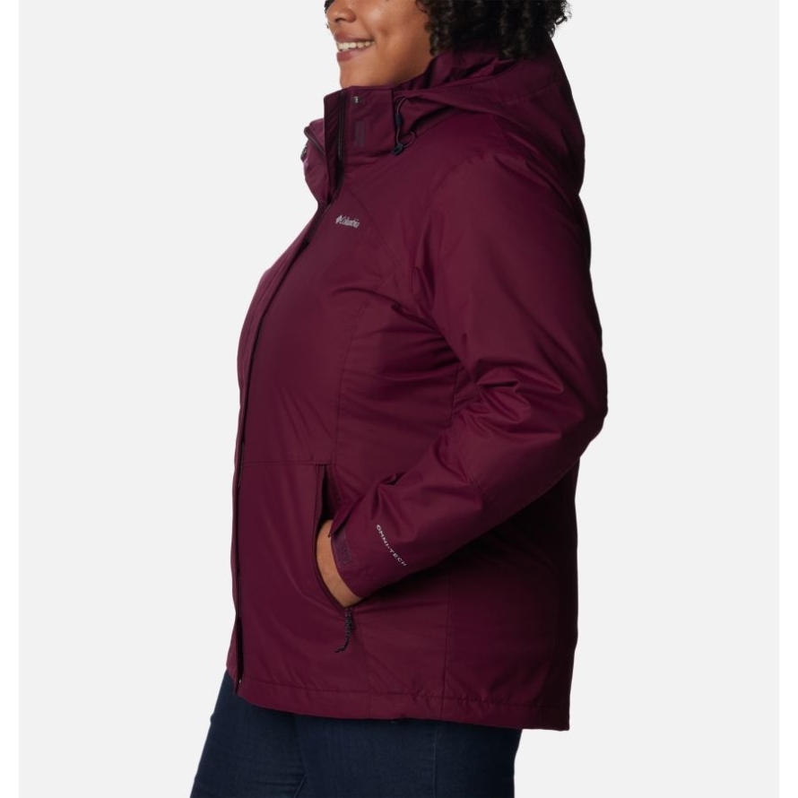 Bugaboo II Fleece Interchange Jacket Plus Size Marionberry Columbia