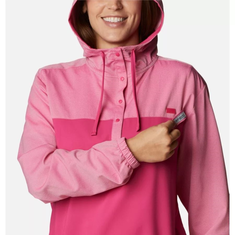 Cactus Pink/Key West Columbia Women's PFG Tamiami Hoodie