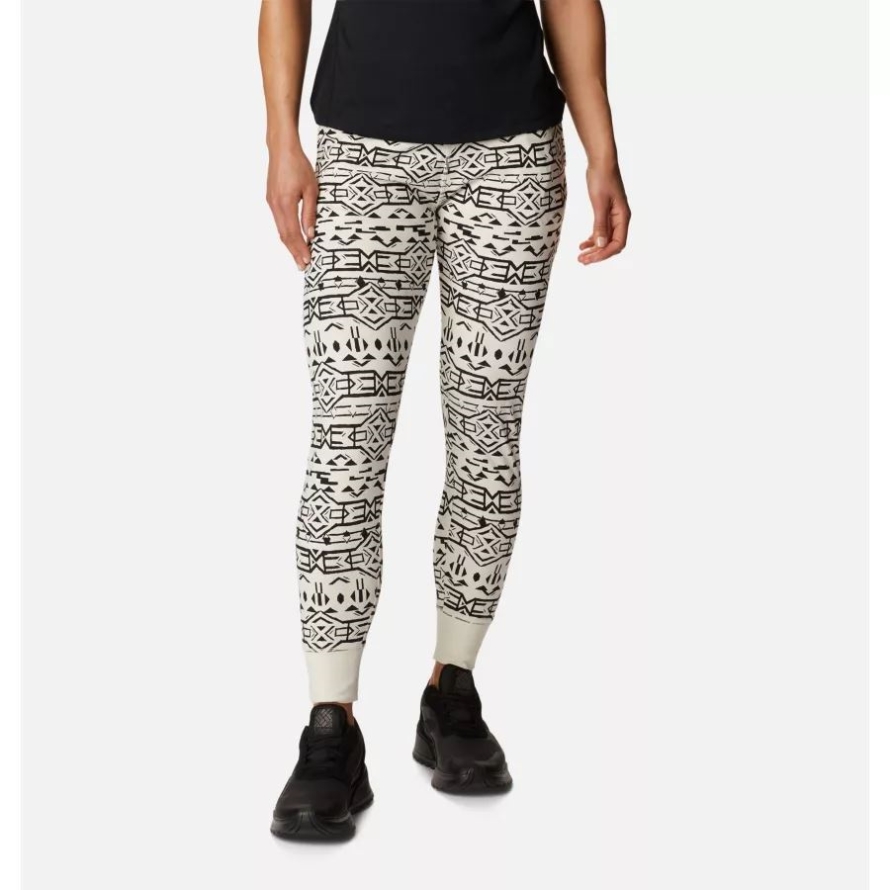 Chalk 80s Stripe Columbia Brand Women's Holly Hideaway Leggings
