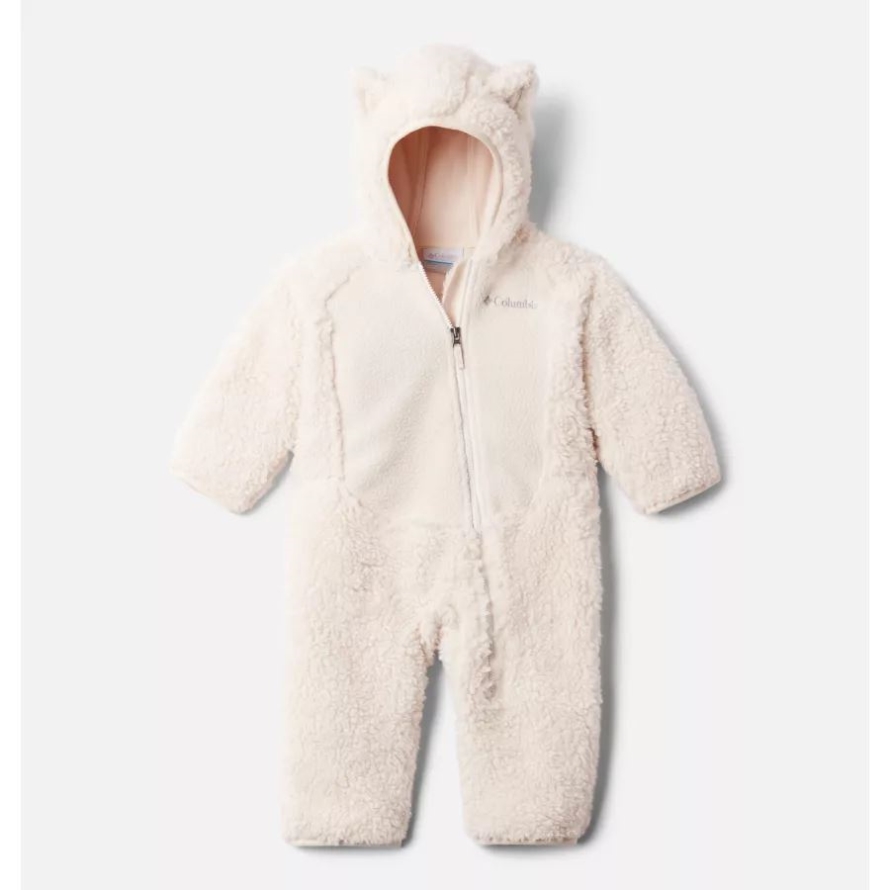 Chalk Columbia Brand Infant Foxy Baby Sherpa Bunting