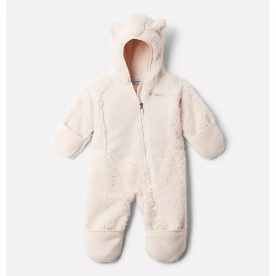 Chalk Columbia Brand Infant Foxy Baby Sherpa Bunting