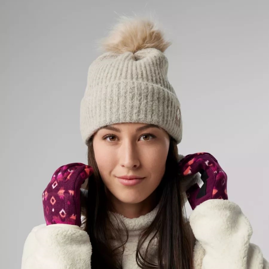 Chalk Columbia Winter Blur Pom Pom Beanie
