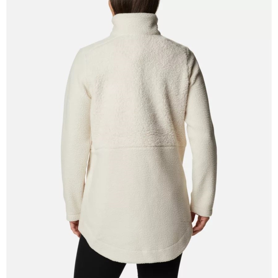 Chalk Columbia Women's Columbia Lodge Sherpa Long Fleece Jacket