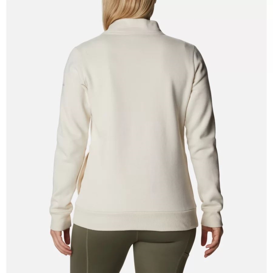 Chalk Columbia Women's Hart MountainQuarter Zip Fleece Pullover