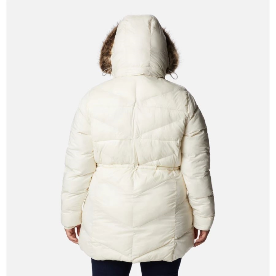 Chalk Gunmetal Women's Peak to Park Mid Insulated Jacket Plus Size Columbia