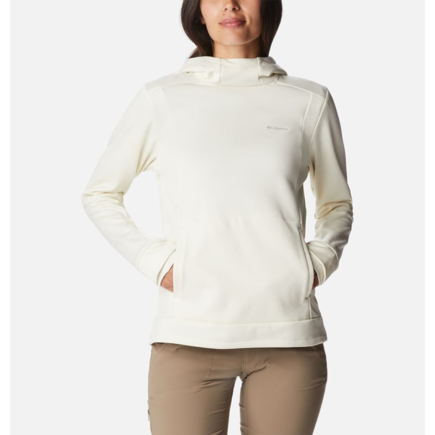 Chalk Heather Columbia Women's Claudia Ridge Fleece Hoodie