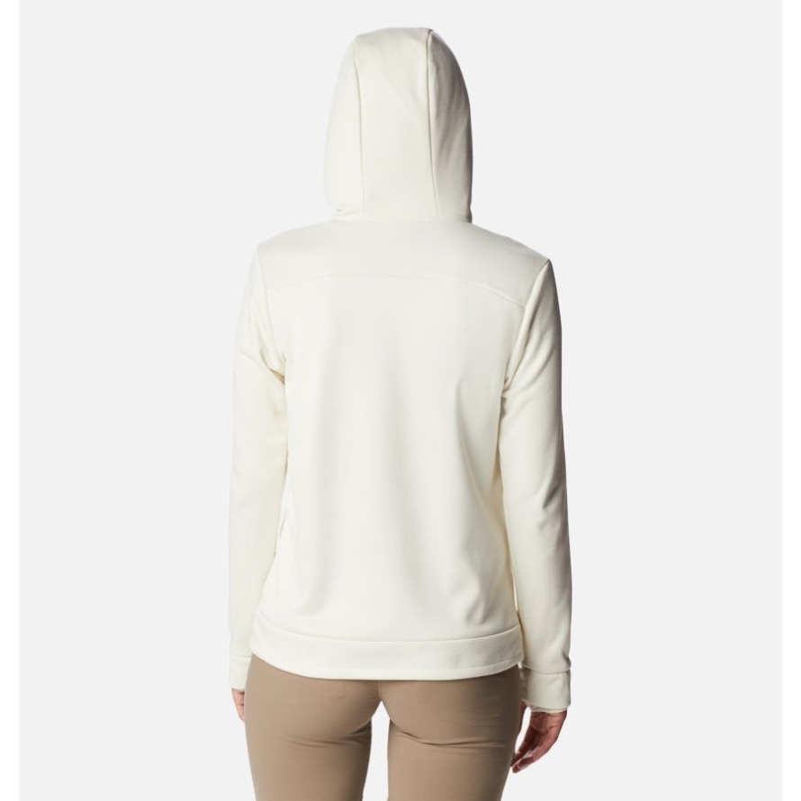 Chalk Heather Columbia Women's Claudia Ridge Fleece Hoodie