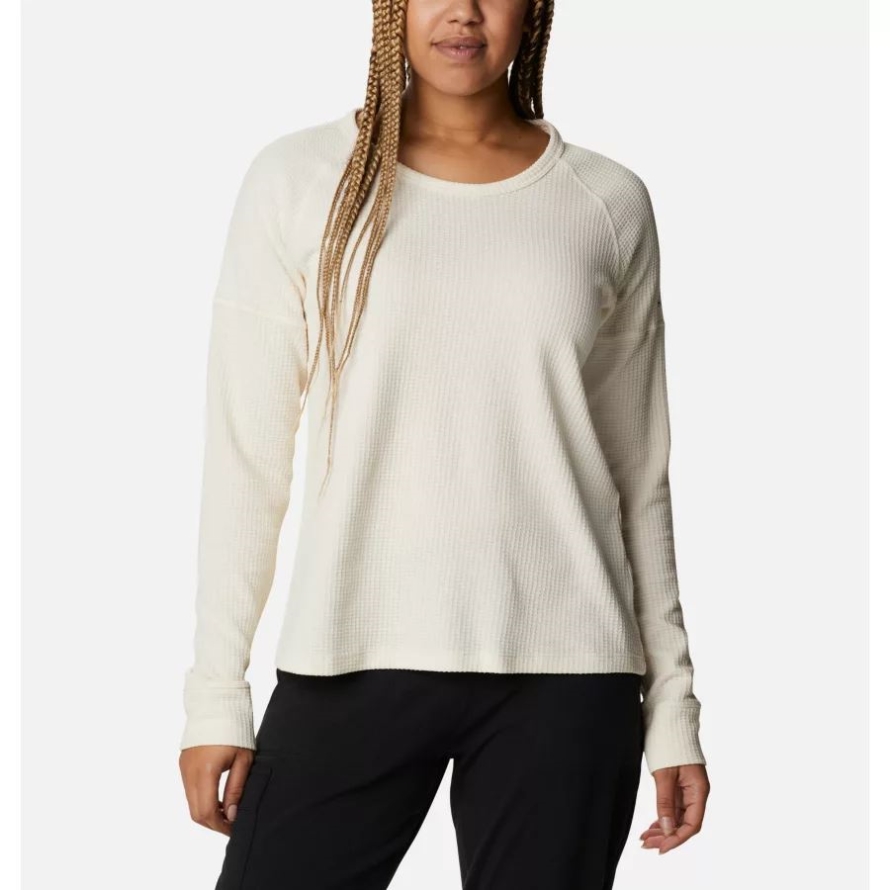 Chalk Heather Women's Pine Peak Long Sleeve Thermal Shirt Columbia